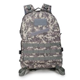Color: ACU Digital - Camouflage camouflage multi function double shoulder bag waterproof Oxford cloth mountaineering bag 3D tactical movement outdoor