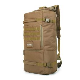 style: E2, Size: 60 liters - 60 liters of outdoor camouflage bag mountaineering bag nylon waterproof double shoulder bag for men and women traveling b