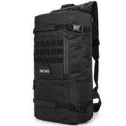 style: A2, Size: 60 liters - 60 liters of outdoor camouflage bag mountaineering bag nylon waterproof double shoulder bag for men and women traveling b