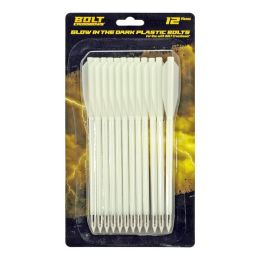 Bolt Crossbows 12-pc. Glow in the Dark Plastic Bolts
