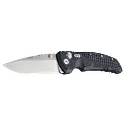 Hogue EX01 3.5in Folder Drop Point Tumble Finish G10 Black