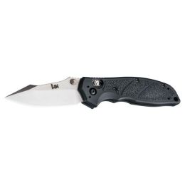 Hogue HK Exemplar 3.25in Fold Clip Pt Tumbled Fin G10 Black